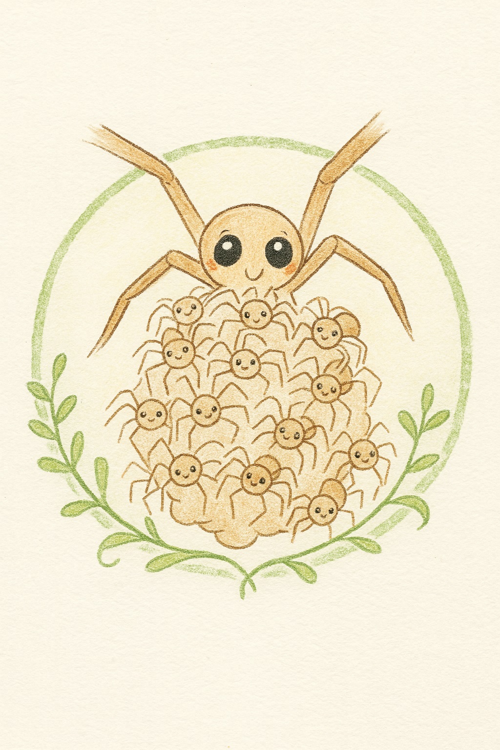 🕸️ Minis beim Frühstück