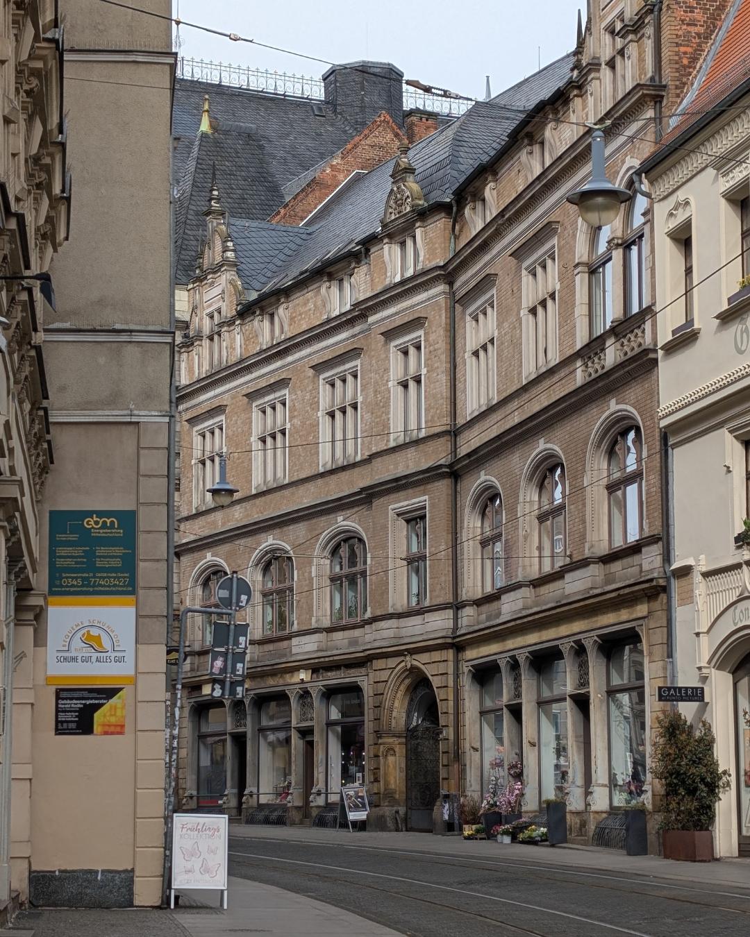 Halle, Typischer Straßenverlauf